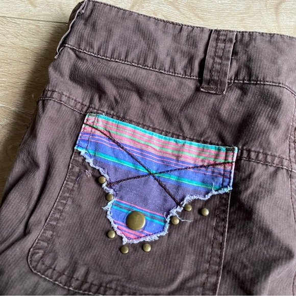 Y2K Rip Curl cargo pants wide leg boho style - Picture 13 of 15